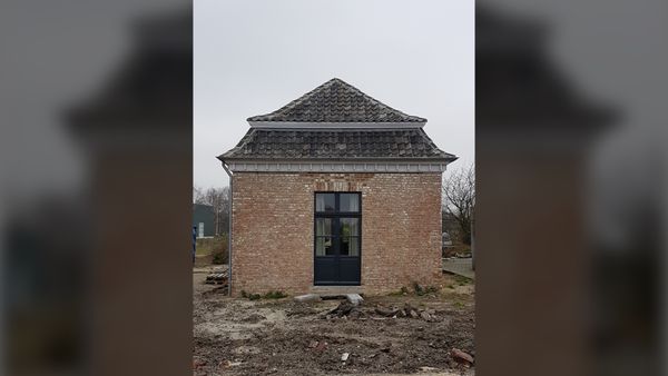 Tolhuisje van de familie Billekens aan de Huiskensstraat